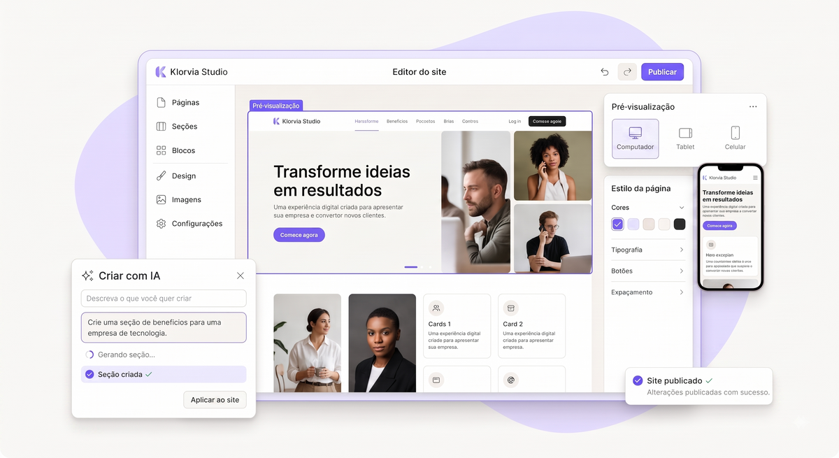Zenruste Studio, transforme ideias em sites prontos para crescer