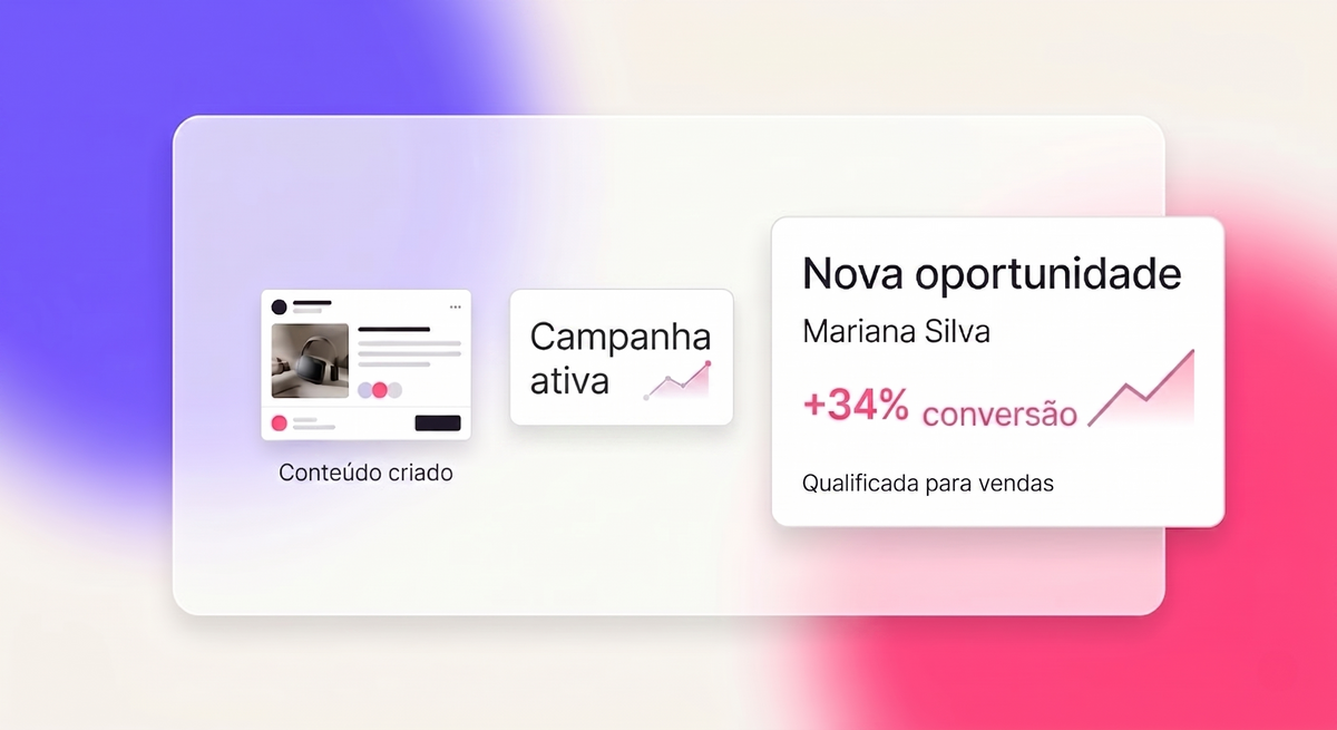 Transforme atenção em oportunidade.